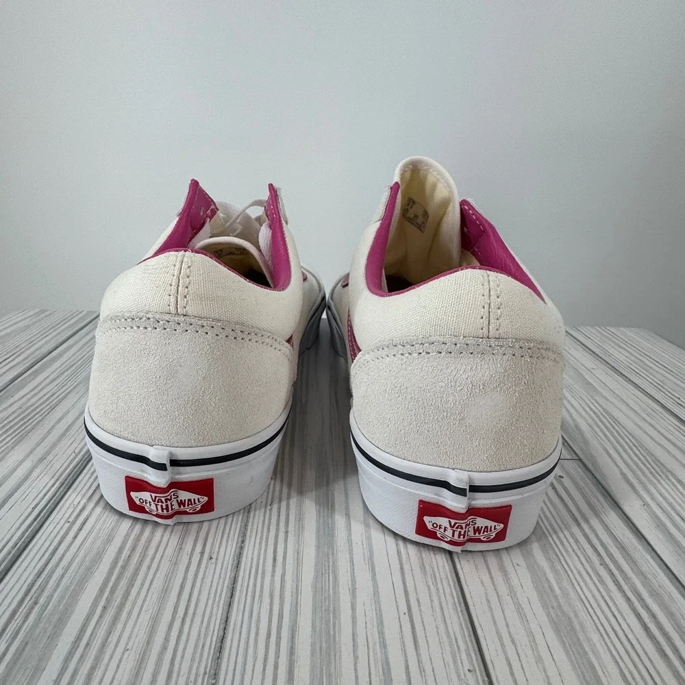 Vans Old Skool Pop Pink Raspberry Rose Suede Canvas Sneakers Mens 12 VN0A38G19M0